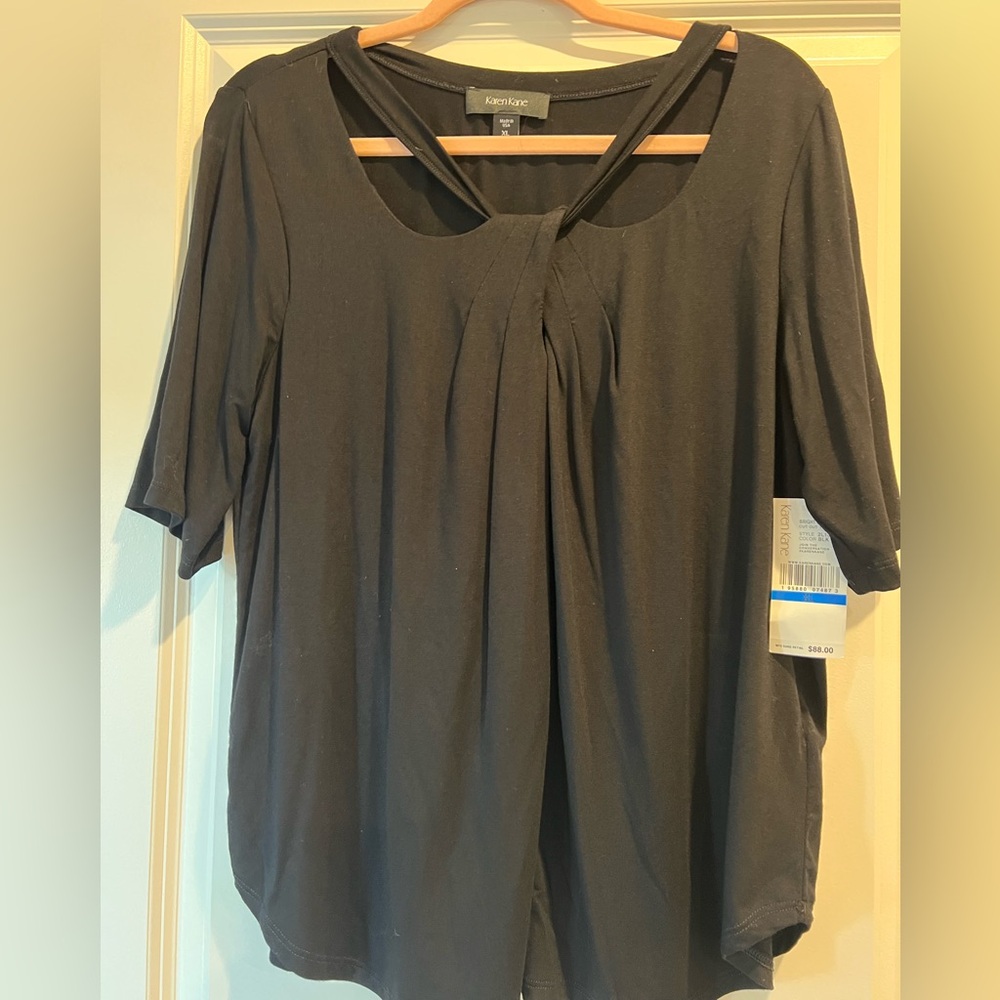 Karen Kane Bright and Beachy Cut Out Top